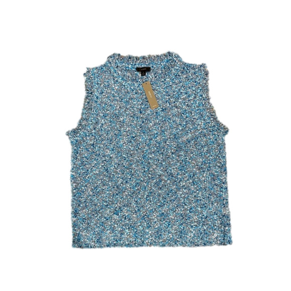 J. Crew Sweaters - Nwt J Crew Tweed Fringe Shell Size L